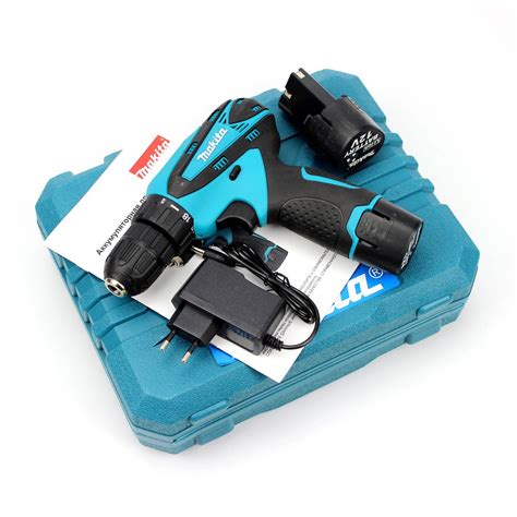 Шуруповерт Makita DF330DWE (12V, 1.5AH) з набором інструментів ...