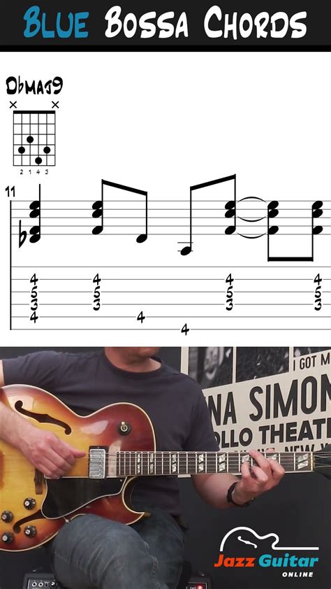 Blue Bossa Chords Easy Bossa Nova Comping Youtube