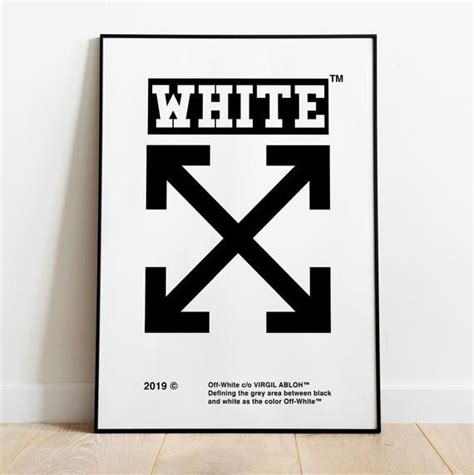 Off White poster, Streetwear Poster, Hypebeast Poster, wall art, Virgil ...