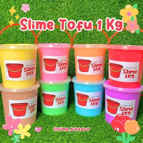 Jual Slime Tofu Ml Slime Tofu Ml Termurah Slime