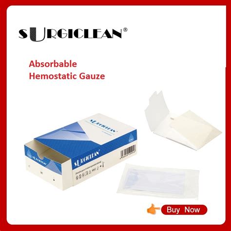 Surgiclean Oxidized Regenerated Absorbable Cellulose Hemostatic Gauze