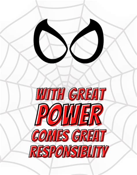 Spiderman Quotes With Great Power Comes Great Responsibility