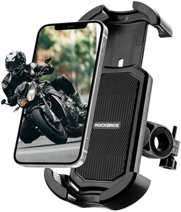 Amazon ROCKBROS Bike Phone Holder Motorcycle Phone Mount With