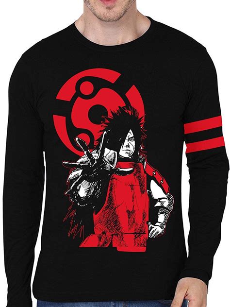 Madara Uchiha Naruto T Shirt Naruto T Shirt Long Sleeve Tshirt Men