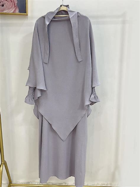 Women Hooded Muslim Hijab Dress Eid Prayer Garment Jilbab Abaya Long