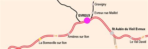 Carte des trains directs au départ d Evreux en 2020