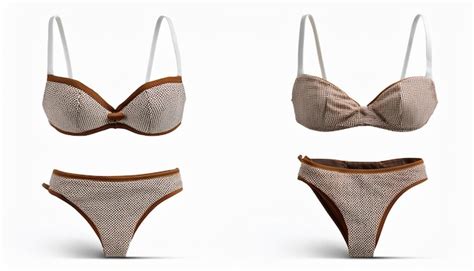 El Conjunto De Bikini De Arriba Y Abajo De Halter Grey Push Up Imagen Premium Generada Con IA