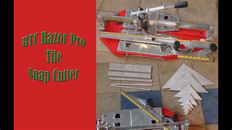 Rtc Razor Pro Single Bar Push Tile Cutter Youtube