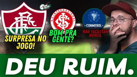 Deu Ruim Para O Fluminense Surpresa No Jogo E Poss Vel Desfalque Do