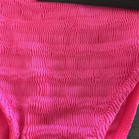 Triangl Pink Neon Bikini Set Top Xl Bottoms L Nwt Depop