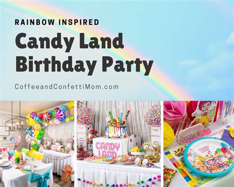 Candy Land Birthday Party with Candy Bar