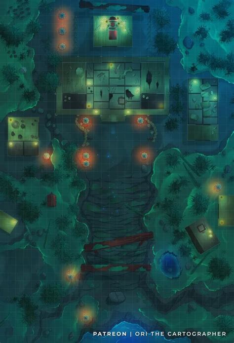 [oc] Abandoned Shrine [30x44] [battlemap] [eastern] Roll20 In 2021 Dnd World Map Battle