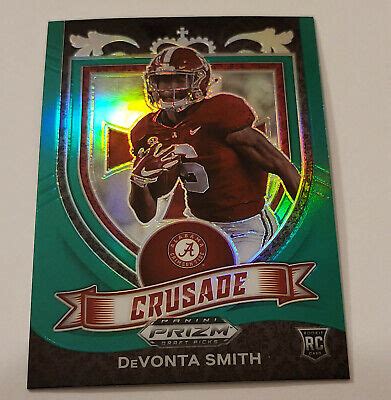 Panini Prizm Draft Picks Crusade Green Prizm Rc Devonta Smith