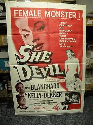 SHE DEVIL-ORIGINAL US ONE SHEET MOVIE POSTER | eBay