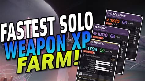 This SOLO WEAPON XP Farm Is WAY BETTER Than SHURO CHI BEST Weapon XP