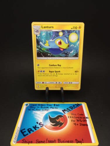 Lanturn 50 149 Sun Moon Base Set Regular Rare Pokemon Card EBay