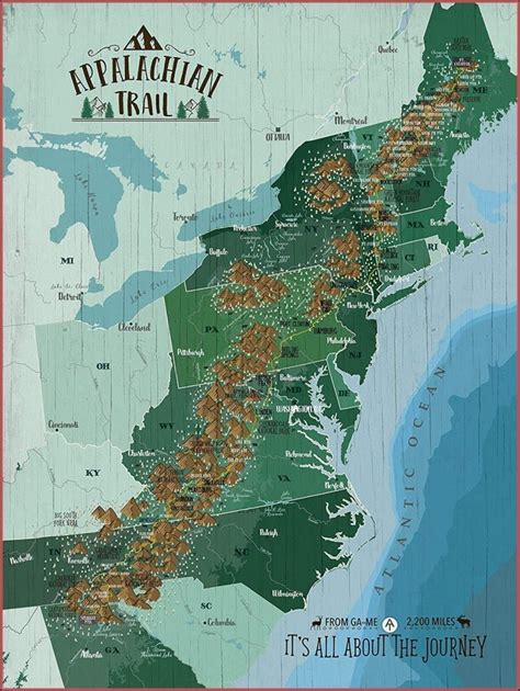 North Georgia Appalachian Trail Map - map : Resume Examples #emVK6rkYrX