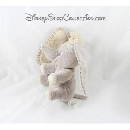 Peluche Elefante Dumbo DISNEY NICOTOY Grigio Beige 18cm DisneyShop