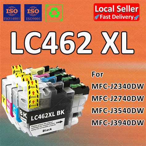 Compatible Brother LC462XL Ink Cartridge LC462XLBK LC462 Cartridge For