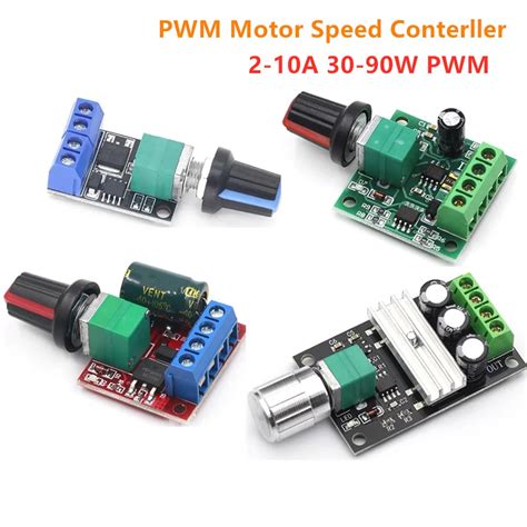 DC 1 8V 35V 2A 3A 5A 10A 30W 80W 90W PWM Motor Speed Controller Low