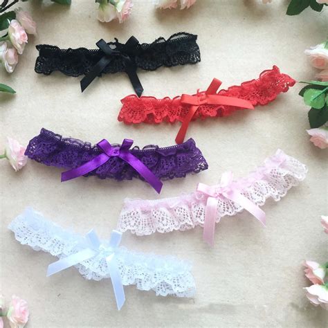 Sexy Women Girl Lace Floral Bowknot Bowknot Wedding Party Bridal Lingerie Cos Leg Garter Belt