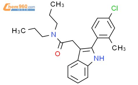 H Indole Acetamide Chloro Methylphenyl N N