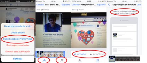 Vídeo de perfil en Facebook ponerlo en Android y truco para iPhone y iPad