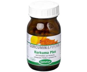 Sanatur Kurkuma Plus Curcumin Piperin Kapseln 180 Stk Ab 48 16