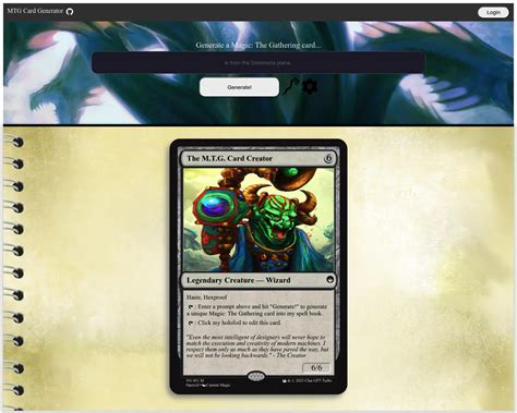 Explore MTG. Card Creator 2023: The Ultimate AI Guide - Pricing, Review ...