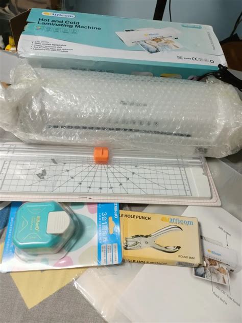 Officom SL Laminating Machine A Package Set Hot Cold Laminator Machine For Yasen