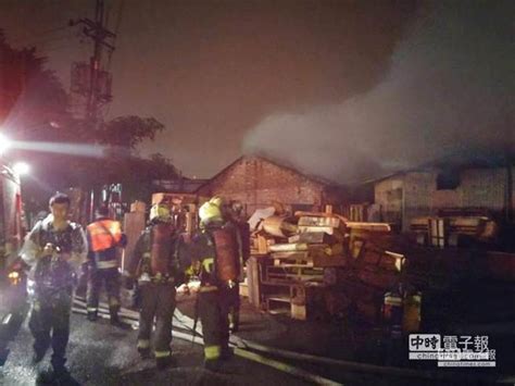 樹林夜間大火 木椅工廠慘遭祝融 社會 中時