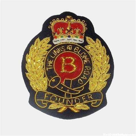 Blazer Badges Custom Hand Embroidered Wire Bullion Crest Patch Artofit