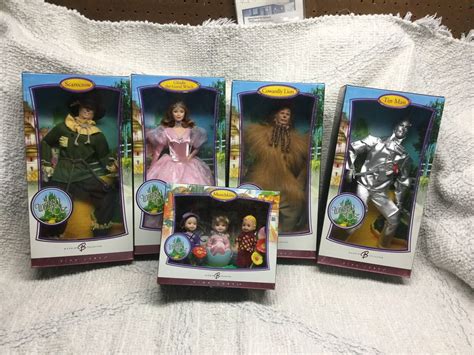 Barbie Wizard Of Oz Glinda Tin Man Cowardly Lion Scarecrow Witch