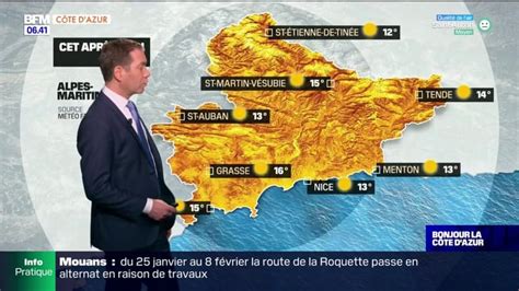 Météo Côte d Azur ciel entièrement dégagé et températures clémentes ce