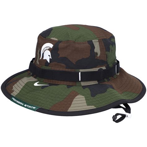 College Michigan State Spartans Nike Sideline Bucket Hat â€ Camo