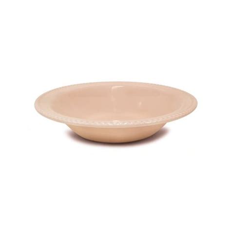 Prato Fundo Perla Cerâmica Rose Nude Avulso Corona Yoi Shopee Brasil