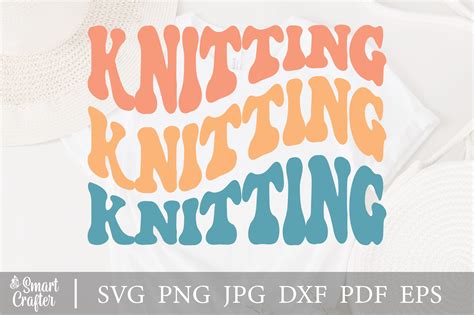 Knitting Svg Wavy Style Design Graphic By Smart Crafter · Creative Fabrica