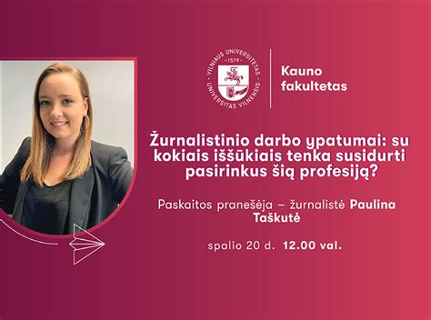 VU Kauno fakultetas Kviečiame į seminarą Žurnalistinio darbo