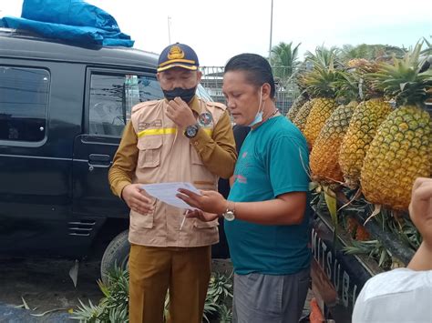 Muspika Kecamatan Batang Kuis Tertibkan Para Pedagang Pasar Yang