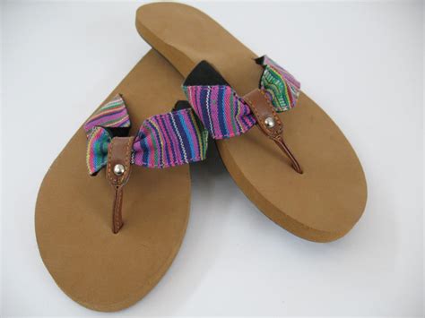 NEW Multi Color Fabric Strap Thong Flip Flops Sandals Summer Womens