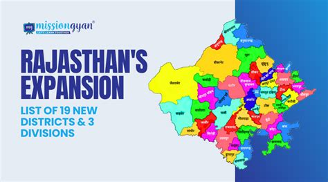 Rajasthan S Expansion List Of New Districts Divisions Mission