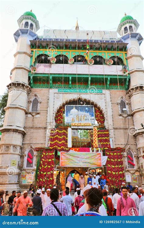 Khwaja Moinuddin Chishty Dargah Of Sufi Saint At Ajmer Editorial