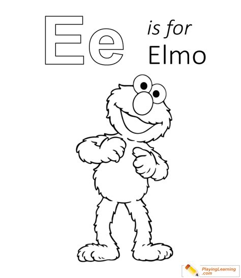 Elmo Alphabet Coloring Pages Coloring Elmo Alphabet Abc - Prefixword