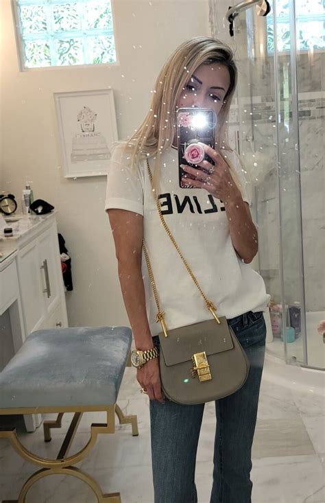 CHLOE Mini Drew Camel Nude Shoulder Bag Gem