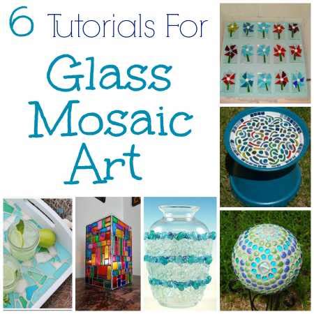 6 Tutorials For Glass Mosaic Art – Glass Art