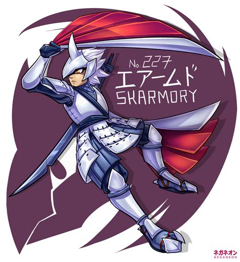 Skarmory Gijinka By Neganeon On Deviantart