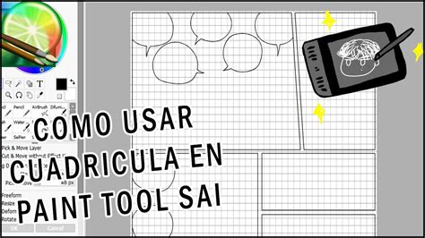 Como Usar Cuadricula En Paint Tool Sai Dibujo Photoshop Youtube