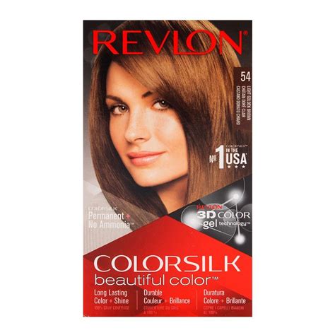 Revlon Colorsilk Light Golden Brown Hair Color 54 Eshaistic Pk