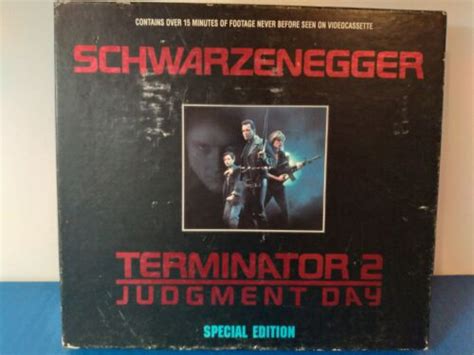 Terminator Judgement Day Special Edition Vhs Box Set Ebay