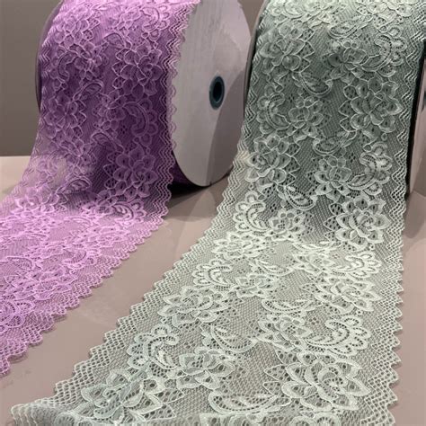 Renda Para Lingerie Rolo Fechado Elastano Cm Harmonia Fantastico Lilas Teos Etereo